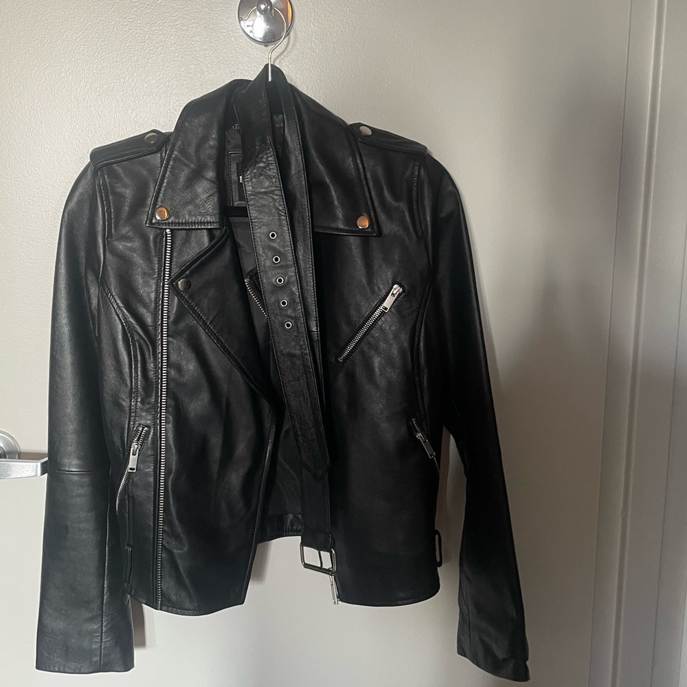 Black Leather Jacket - image 3
